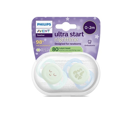 Philips Avent Ultra Start 0-2M Nighttime L Green Blue 2uds