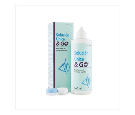 & Go Solución Única Lentes de Contacto 360ml