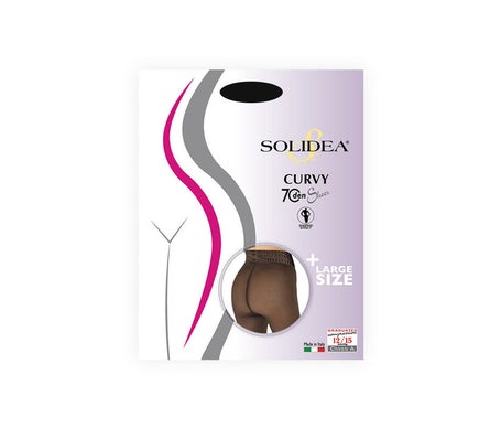 Solidea Curvy 70den Sheer Pantimedia Negro 3 ML-XL 1ud