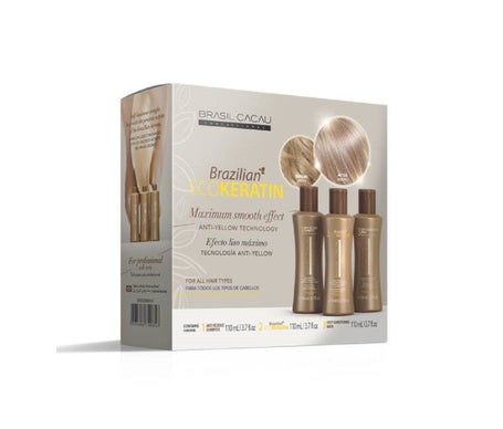 Brasil Cacau Professional Kit Brasilian Ecokeratin 3x110ml