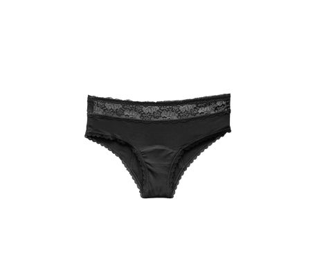 FreeU Weekly Braga Menstrual Lavable Algodón Bio Negro L 1ud