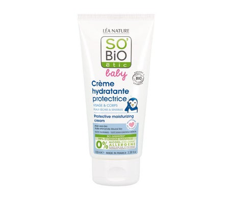 'So''Bio Étic Crema Hidratante Protectora Bebé Cara Cuerpo 100ml'