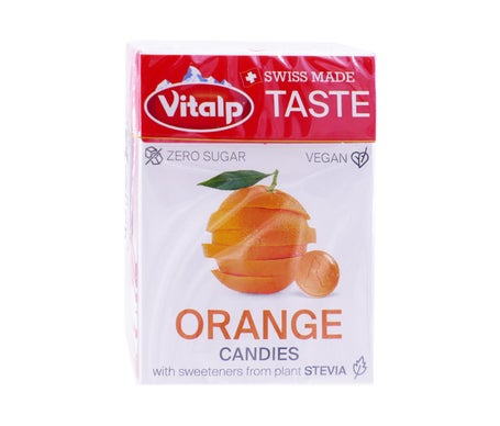 Vitalp Caramelos Sin Azúcar Naranja Bio 25g