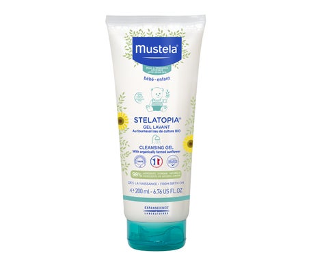 Mustela Stelatopia Gel de baño con Girasol BIO 200ml