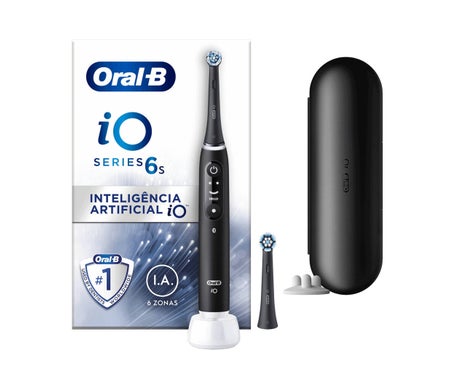 Oral-B Kit Io 6S Cepillo Dental Negro + 2 Refill