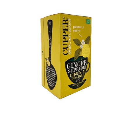Cupper Infusión Limon y Jengibre Bio 50g