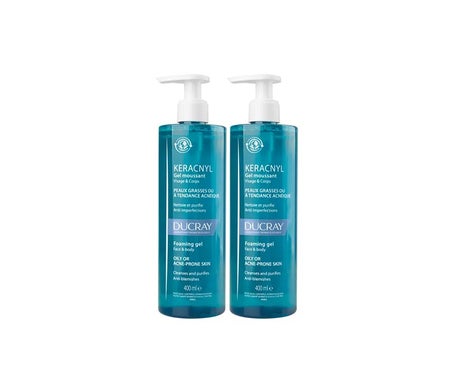 Ducray Keracnyl Gel Limpiador 2x400ml