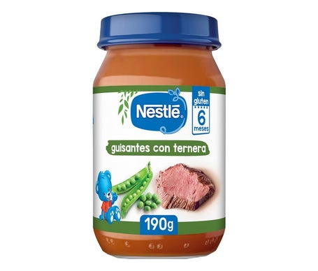 Nestlé Tarrito Guisantes con Ternera Bio 190g