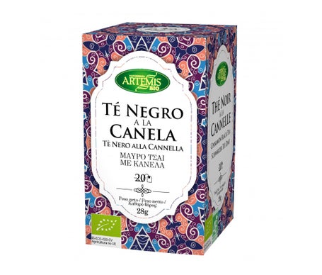 Artemis Bio Té Negro Canela 20 Bolsitas