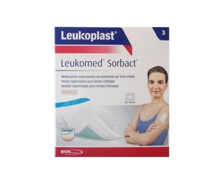 Leukomed Sorbact Aposito Esteril Adh 8 X