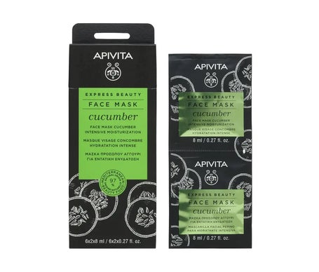 Apivita Mascarilla Facial Pepino 2x8ml