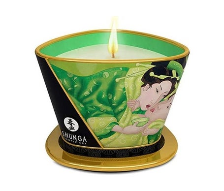 Shunga Vela Masaje Té Verde 170ml