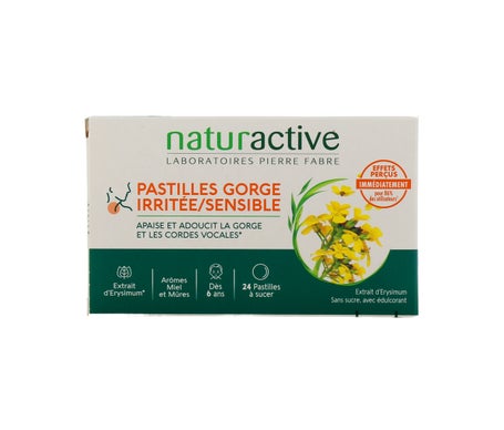 Naturactive Pastilles Gorge Irritéé Sensible 24 Pastilles