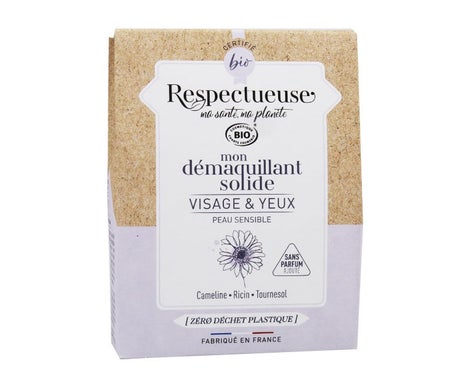 Respectueuse Jabón Desmaquillador de Ojos y Rostro Bio 25g