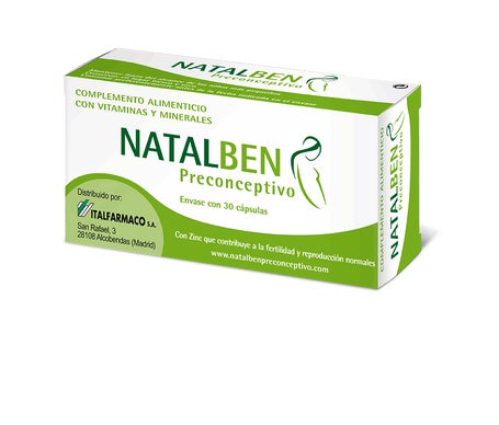 Natalben Preconceptivo 30caps