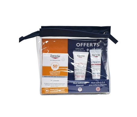 Eucerin Sun Protection Kit Sensitive Sun Fluid FPS 50 3uts