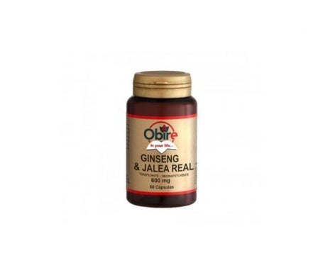 Obire Ginseng y Jalea Real 600mg 60cáps