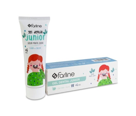 Farline Gel Dental Junior Menta Suave 75ml