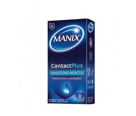 Manix Contact Plus Préservatif 12uds