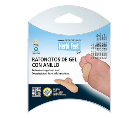 Herbifeet Ratoncillo Gel con Anillo T-S Derecho 1ud
