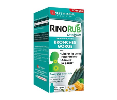 Forté Pharma Rinorub Bronquios y Garganta Eucalipto 120ml