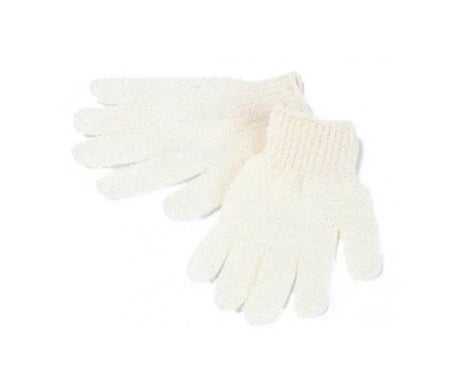 Altesse Guante de Masaje Exfoliante Nylon Blanco 2uds