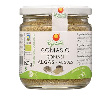 Vegetalia Gomasio Algas Bote Bio 160g