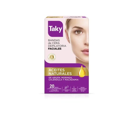 Taky Set Bandas de Cera Depilatorias Faciales