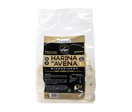 Drasanvi Sport Live Harina Avena Sabor Cookies & Cream 1kg