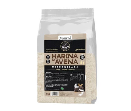Drasanvi Sport Live Harina Avena Sabor Cookies & Cream 1 Kg