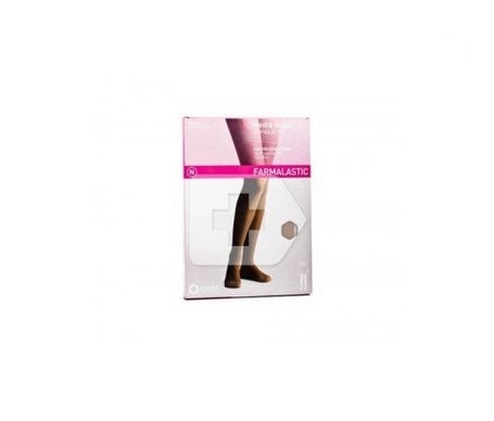 Maries media blonda larga A-F compresión normal calibrada beige talla 6