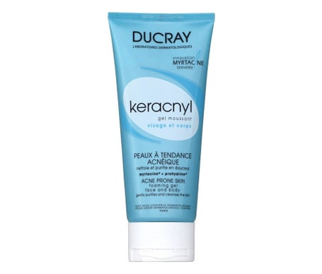 Ducray Keracnyl Foaming Face and Body Gel 2x250ml