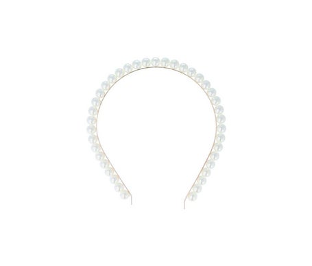 Eurostil 2 Diademas Doradas Perlas 2 Unidades