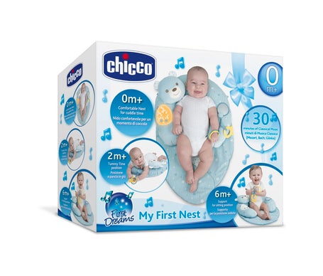 Chicco Juego Nido Cuddles Azul 1ud