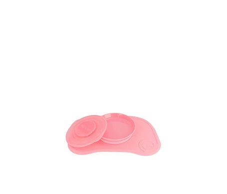 Plato Dividido Twistshake +6M Rosa Pastel — Farmacia Brustenga