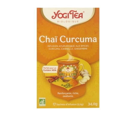 Yogi Tea Chaï Curcuma Bio 17uds