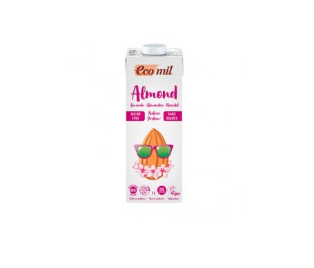 Ecomil leche Ecológica De Almendra Natural Con Proteína 1l