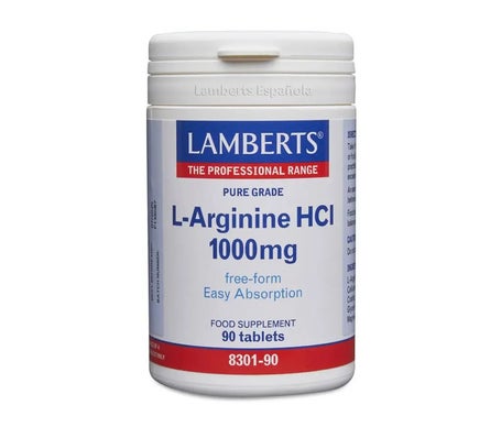 Lamberts L-arginina Hci 1000 mg 90 comp
