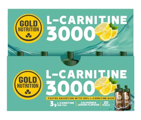 Gold Nutrition L Carnitina 3000 mg 20 Viales