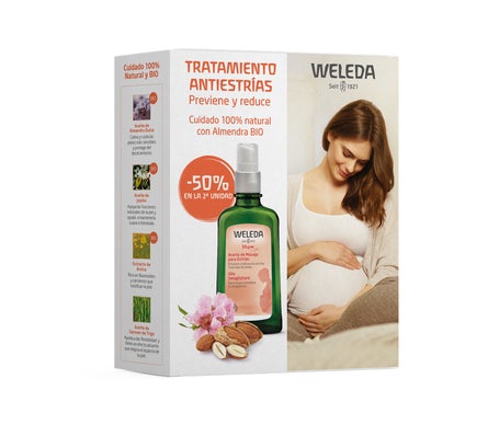Weleda Mum Aceite de Masaje para Estrías 2x100ml