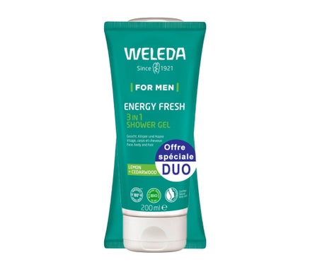 Weleda for Men Energy Fresh Gel de Ducha Energizante 2x200ml