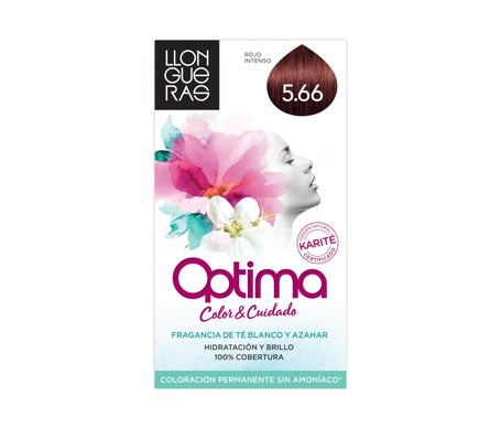 Llongueras Optima Tinte de Cabello N5.66 Rojo Intenso 1ud