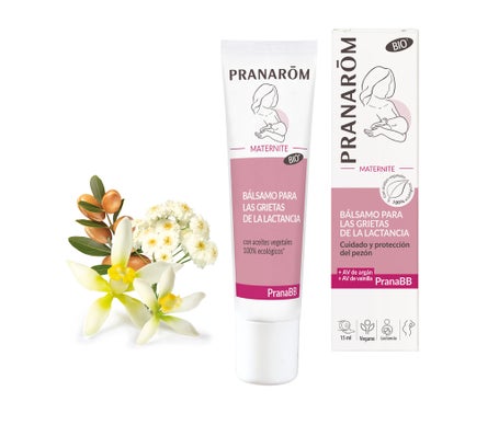 Pranarôm PranaBB Maternidad Bálsamo para las Grietas de la Lactancia BIO 15ml