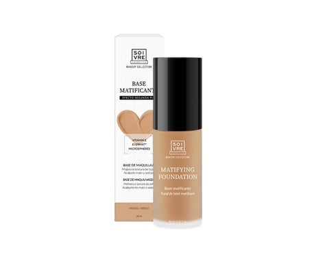 Soivre Cosmetics Base Maquillaje Matificante Medio 30ml
