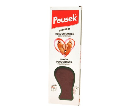 Peusek Plantillas carbón activado 18% 2uds