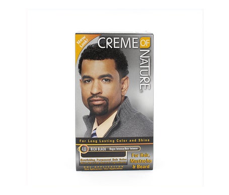 Creme Of Nature Mens Tinte Cabello 4.0 Rich Black 1ud