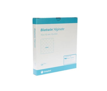Biatain Alginate Pansement Absorbant 15x15cm 10uds