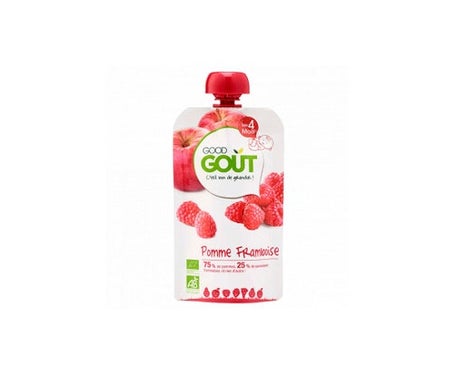 Good Gout Compota Manzana y Frambuesa Bio 120g