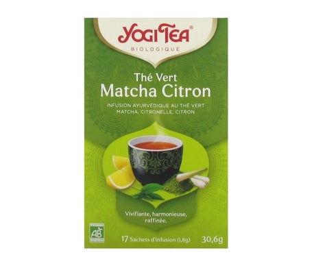 Yogi Tea Thé Vert Matcha Citron 17uds