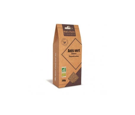 Nat&ampForm Hojas de Té Verde Anisado Semi Orgánico 90G